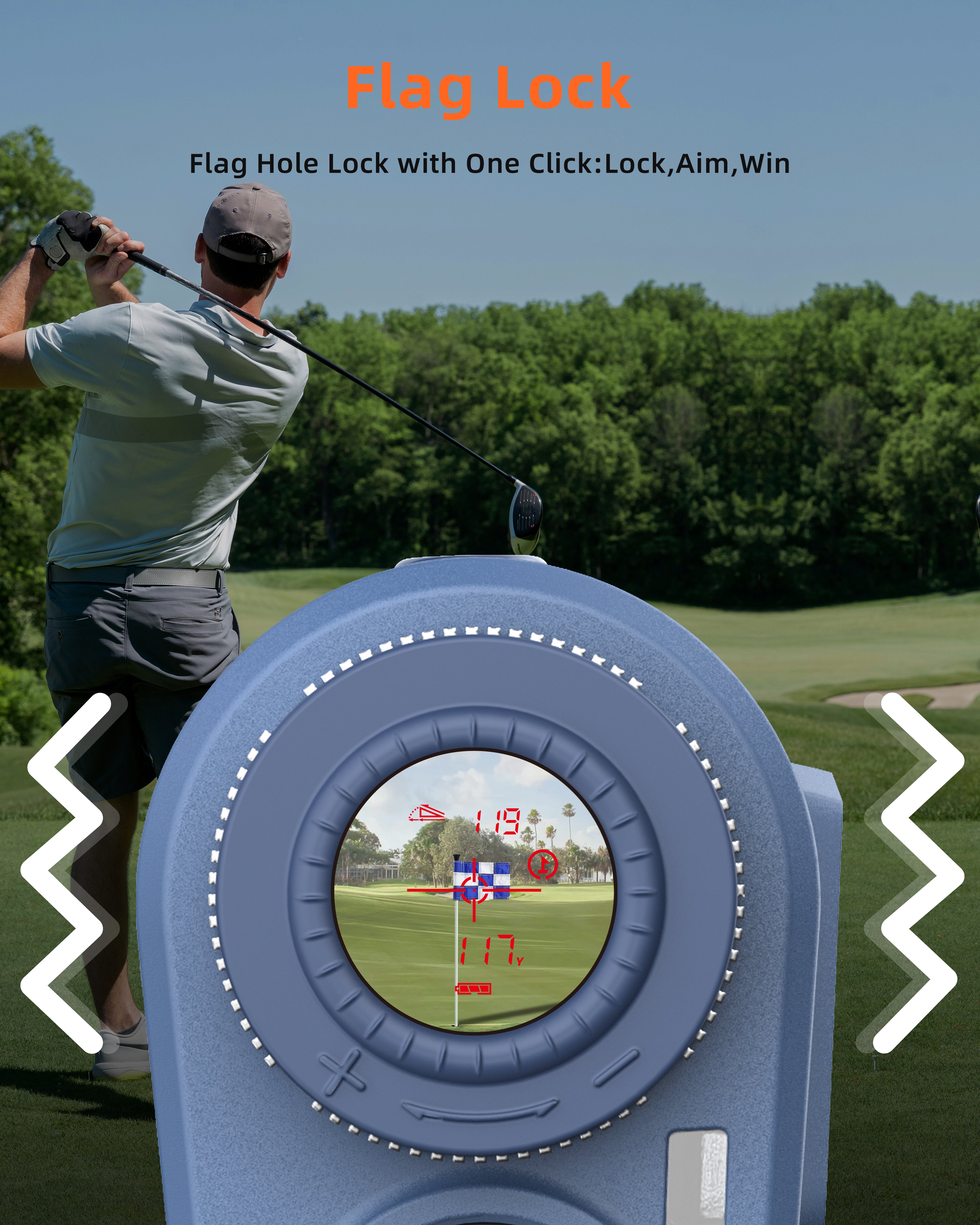 DORMIE T100 PRO Golf Rangefinder 800 Yards PNLC Auto Ambient Display