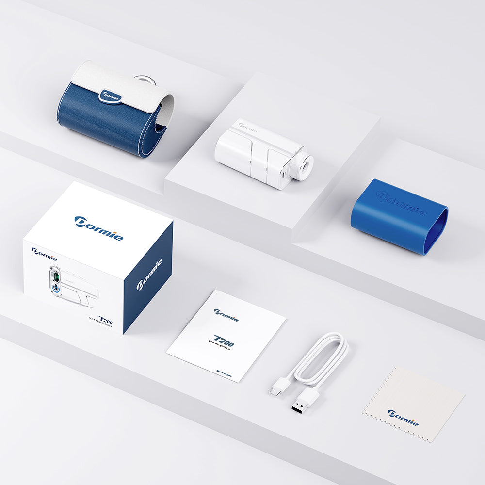 DORMIE T200 ゴルフレーザー距離計 1000ヤード 7倍望遠 DORMIE T200 ゴルフレーザー距離計 1000ヤード 白い 7倍望遠 – Dormie